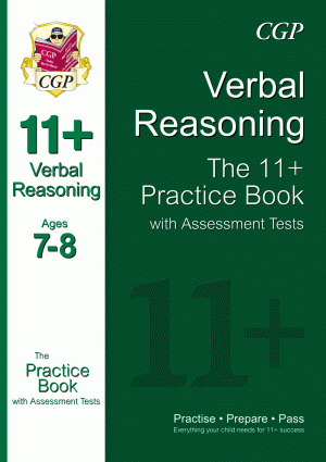 11+ Verbal Reasoning Practice Book with Assessment Tests Ages 7-8 (for GL & Other Test Providers)    (V3QE1)