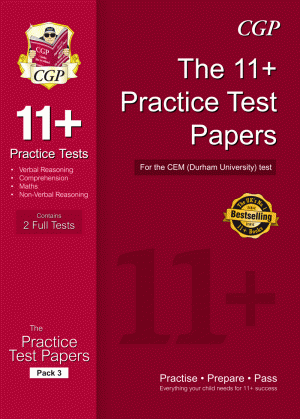 11+ Practice Tests for the CEM Test - Pack 3