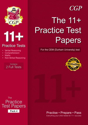 11+ Practice Tests for the CEM Test - Pack 4