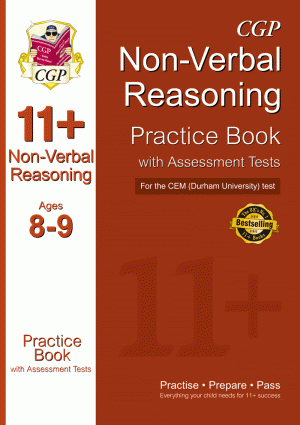 11+ Non-Verbal Reasoning Practice Book with Assessment Tests (Ages 7-8) for the CEM Test