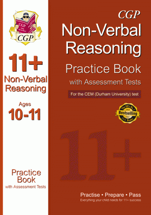 11+ Non-Verbal Reasoning Practice Book with Assessment Tests (Ages 10-11) for the CEM Test